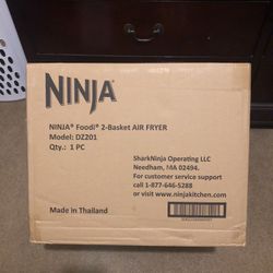 Ninja DZ201 Foodi 8 Quart 6-in-1 DualZone 2-Basket Air Fryer