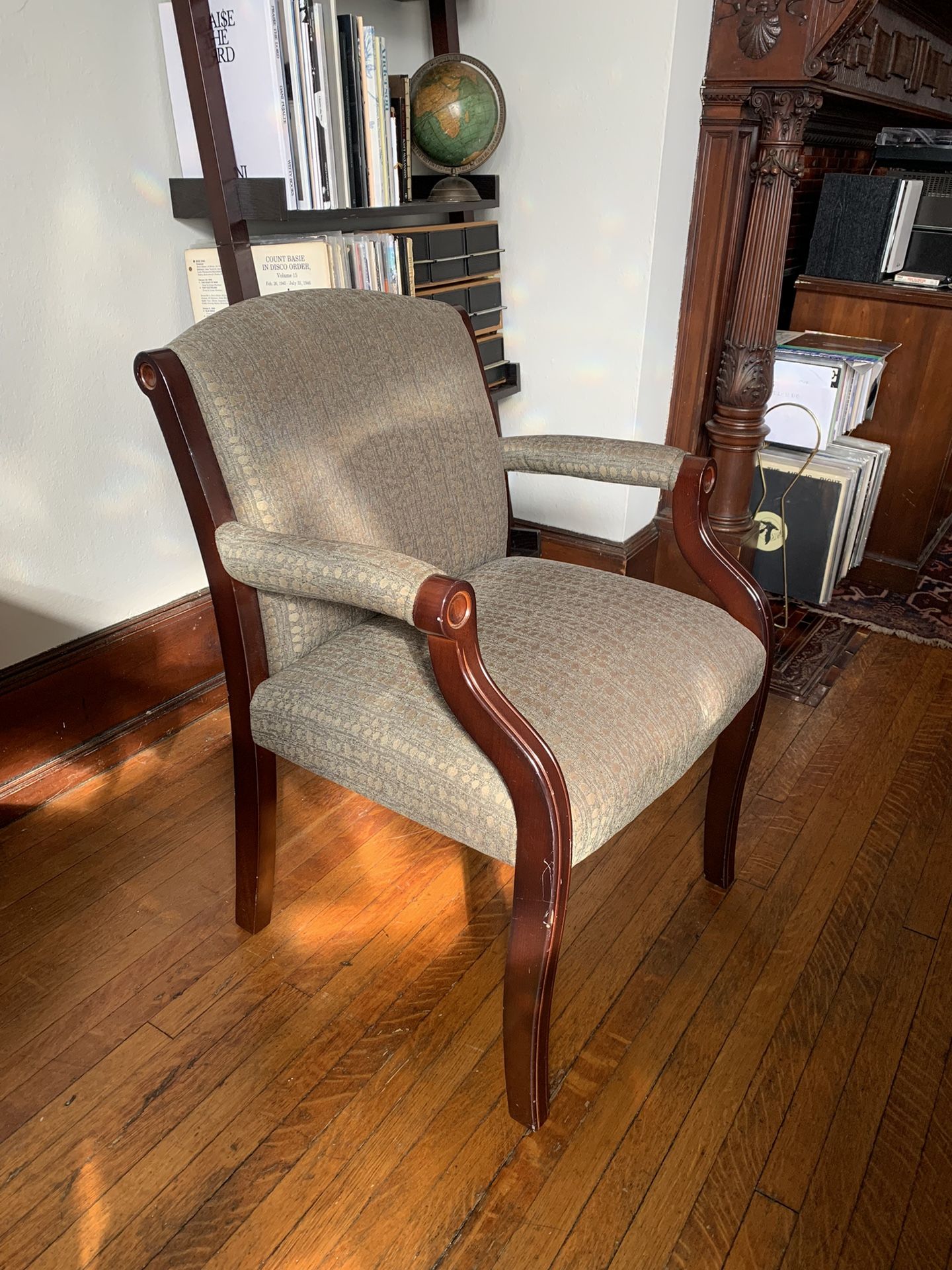 Vintage Gray Accent Chair