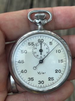 Vintage Stopwatch Working, Swiss made