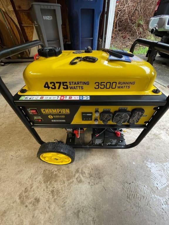 Champion 3500 Running Watt Generator