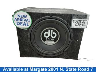Db Drive Db Series Black Car Sub-Woofer