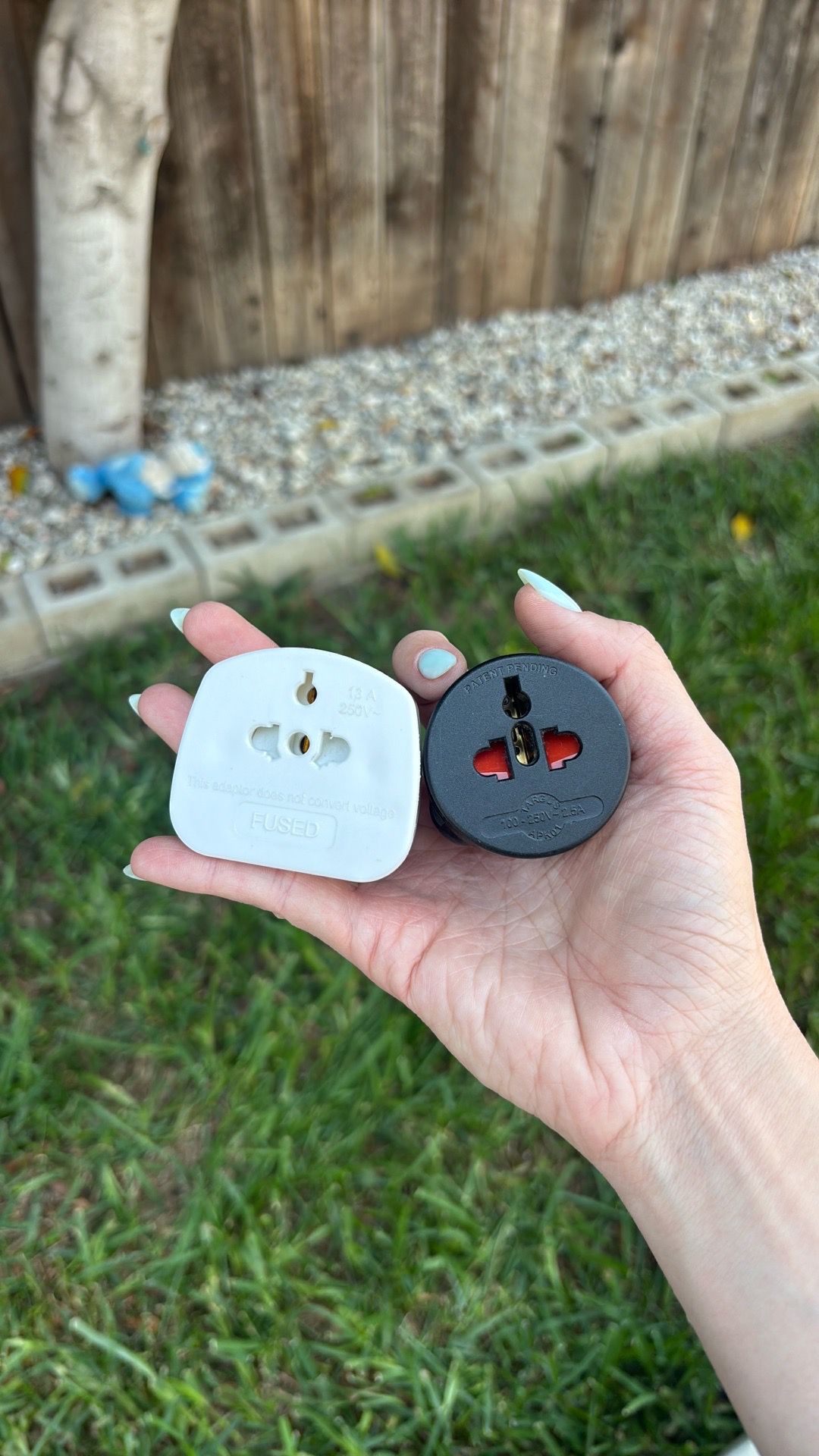 Two UK adapters