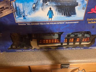 Lionel The Polar Express Model Train Set Battery Powered with Remote 7-