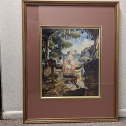 LITTLE MISS MUFFET BY SCOTT GUSTAFSON, 1998, HAND-SIGNED AND NUMBERED LIMITED EDITION #687/950
