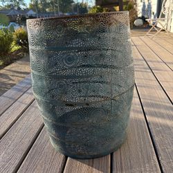 Large Metal Filigree Lantern Candle Holder