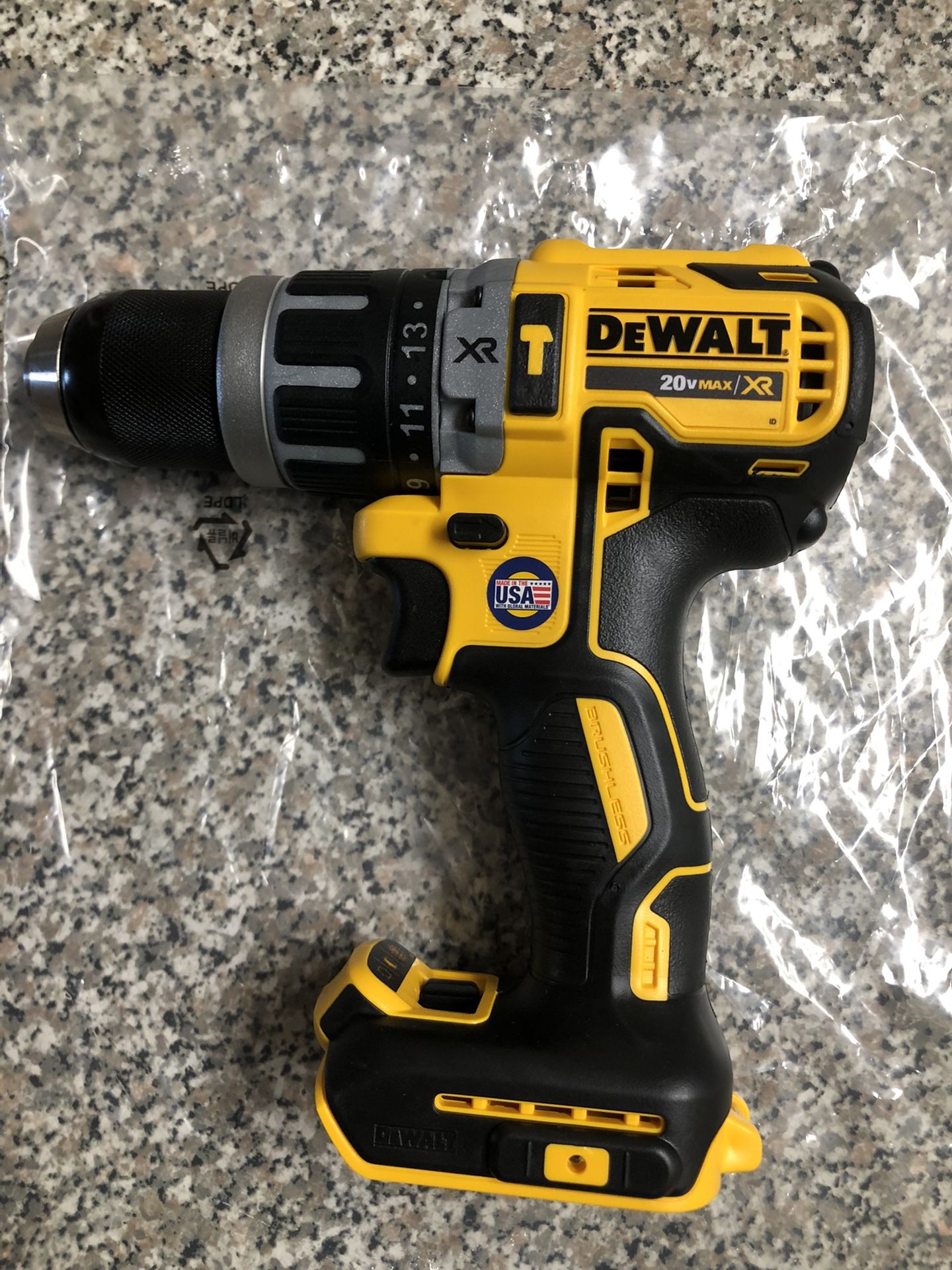 Dewalt DCD796 20V MAX XR 1/2in Lithium Ion Compact Hammer Drill - Main Image