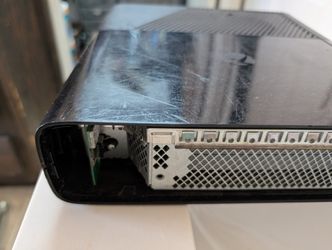 Xbox 360 E console working great but need both side plates and front see picture