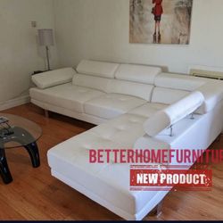 Brand New Leather Sectional- Finance Available $39 Down 