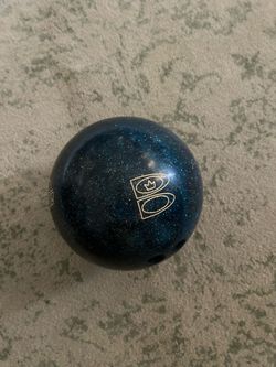 purple sparkly 14 pound T zone bowling ball