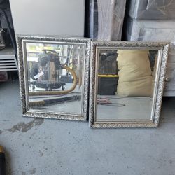 Par De Espejos Color Silver