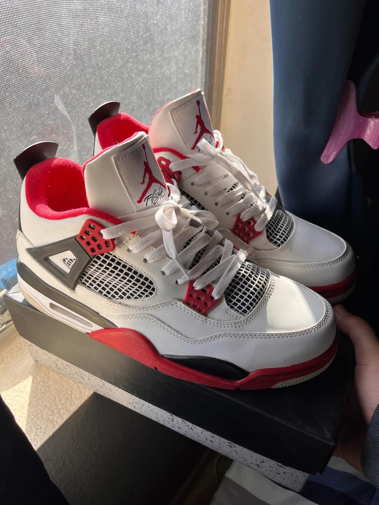 Jordan 4 Retro Fire Red