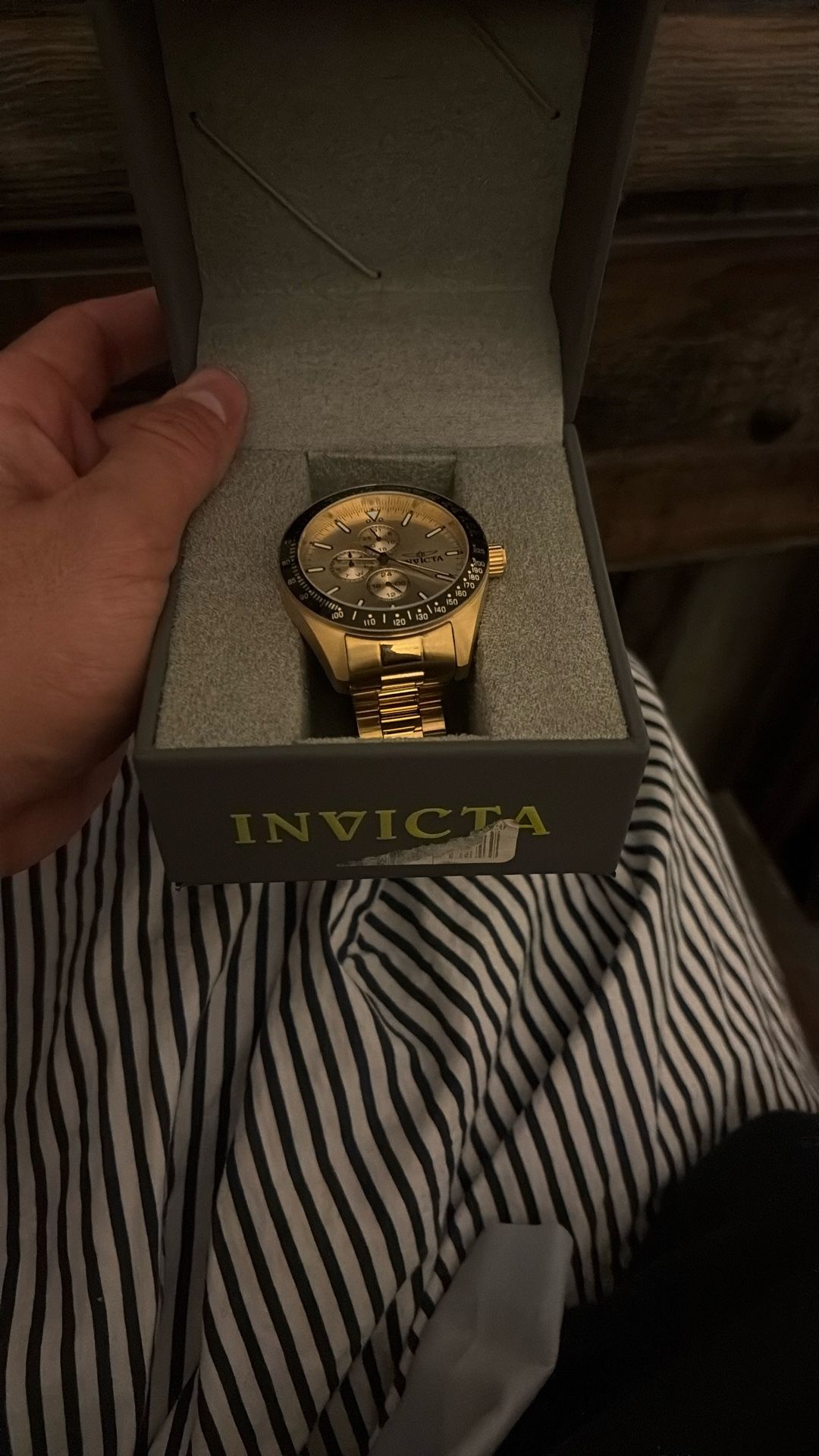 Invicta Gold Plated Watch