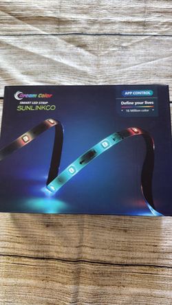Sunlinkco Dream Color Smart LED Strip 32.8ft