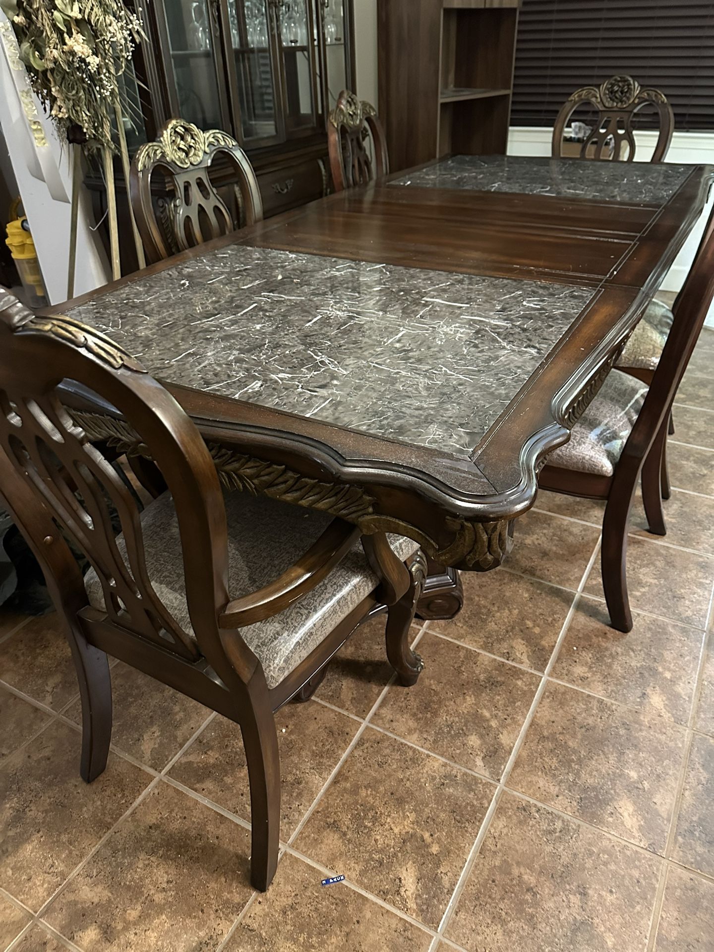Kitchen Table With China Cabinet And Tables