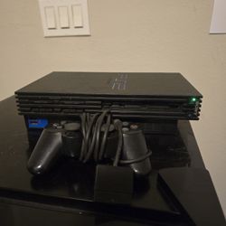 Sony PlayStation 2 (PS2) Console - Functional with Controller - No AV Cables
