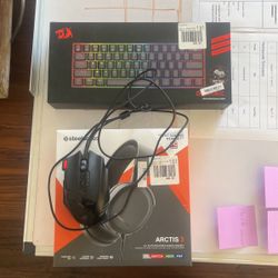 Gaming mouse, keyboard and headset