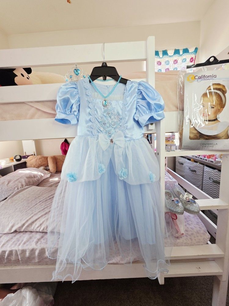 Cinderella complete costume Size 4-6
