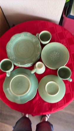 Pfaltzgraff sphere stoneware set