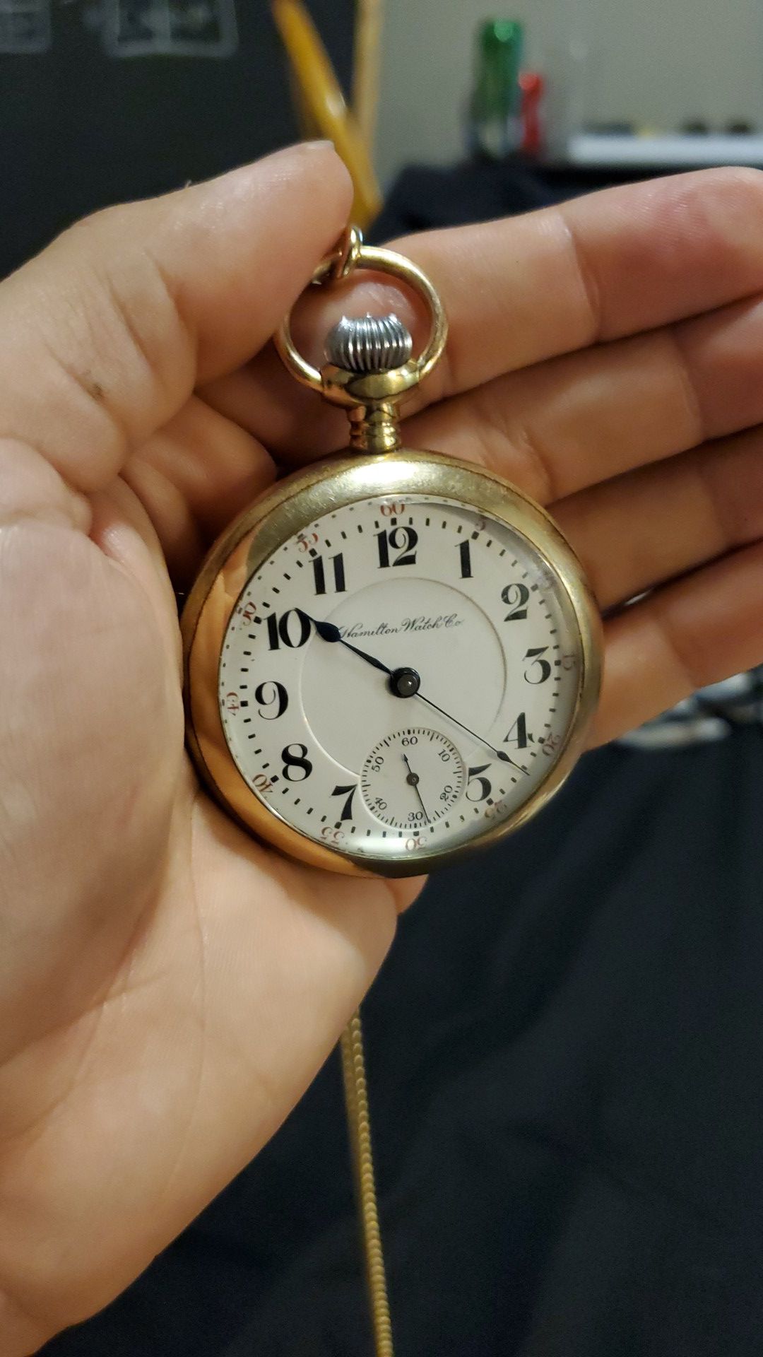 Antique Hamilton Railroad Pocket Watch
