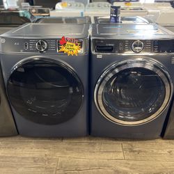 GE Washer & Electric Dryer (Take It Home In Payments/Llevalo A Casa En Pagos) Read Description