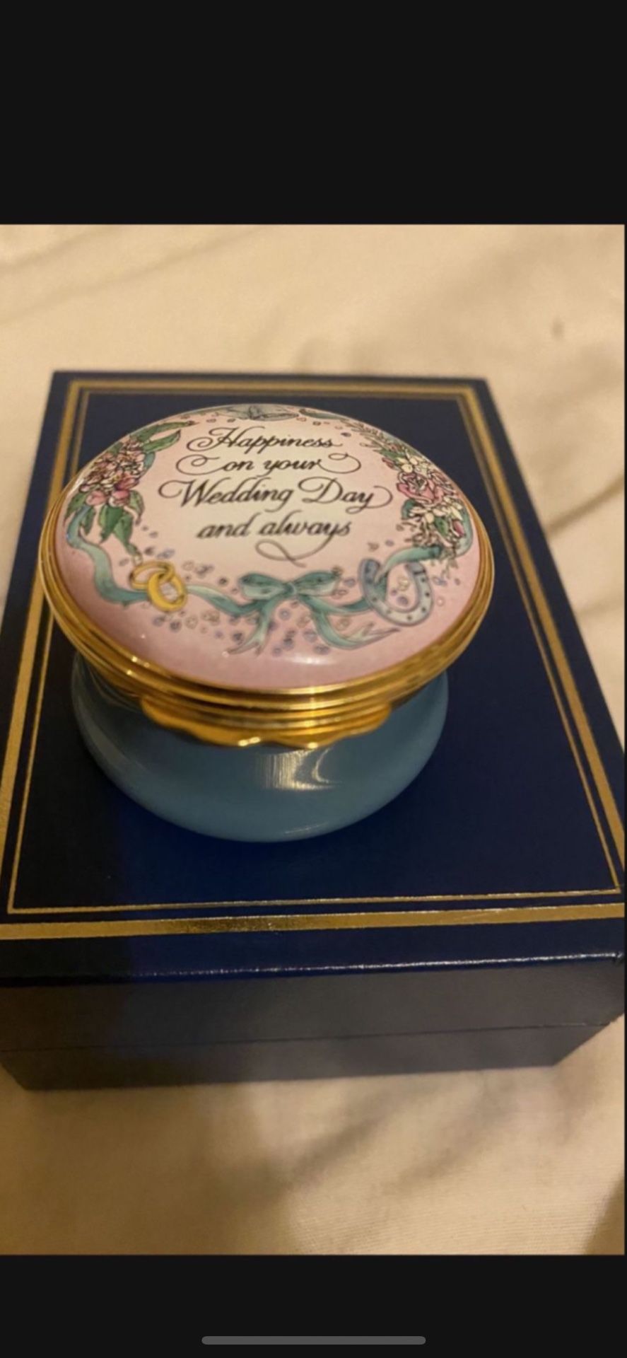 HALCYON ENAMEL TRINKET BOX