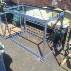 4 FOOT TALL SHELF 3 LEVEL NO WOOD $15 EACH