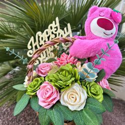 Canasta De Flores Eternas 