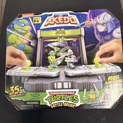 Legends of Akedo TMNT Battle Arena Leonardo & Shredder