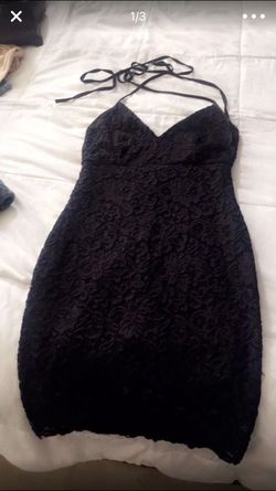 Sexy black dress