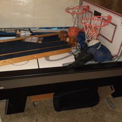 Air Hockey Pro Table And Pop-a-Shot And Billiards Table
