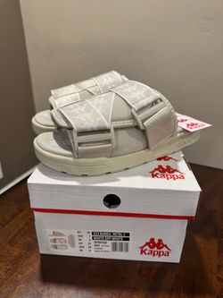 Kappa 222 Banda Mitel 1 Sandals White Off-White size 7 (Unisex)
