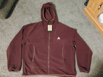 🚨🔥 Rare Drop Alert: Brand New Men's XL Nike ACG "Wolf Tree" Polartec Full-Zip Fleece Hoodie! NWT🔥🚨