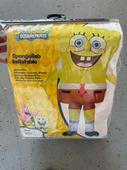 SpongeBob Inflatable Costume KIDS XL