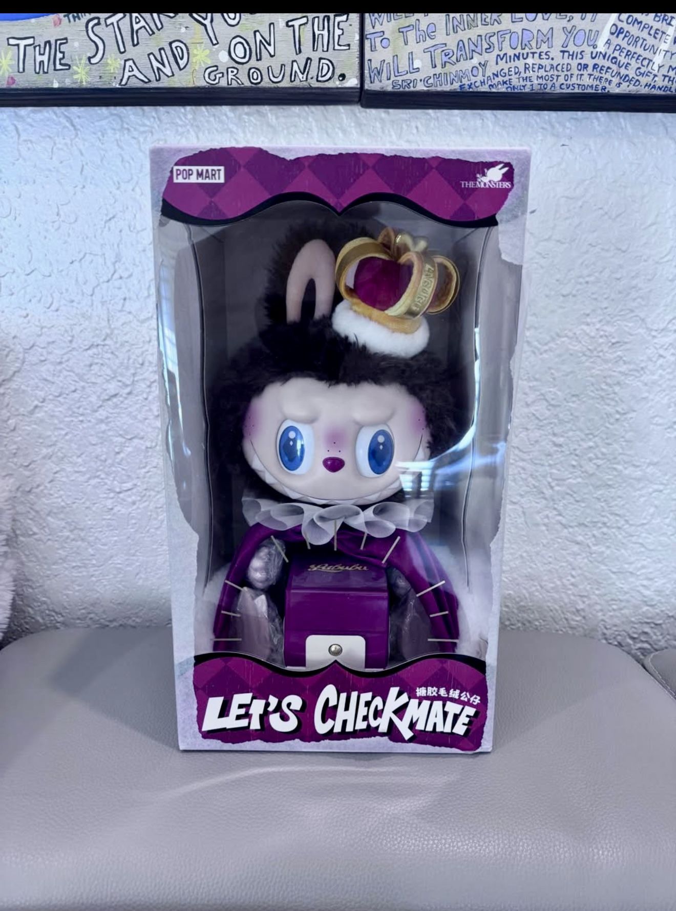 100% Authentic Pop Mart Labubu The Monsters Let’s Checkmate Doll