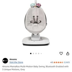 BRAND NEW 4moms MamaRoo Multi-Motion Baby Swing Grey