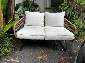 Opalhouse Southport Patio Loveseat w/ Linen Cushions!