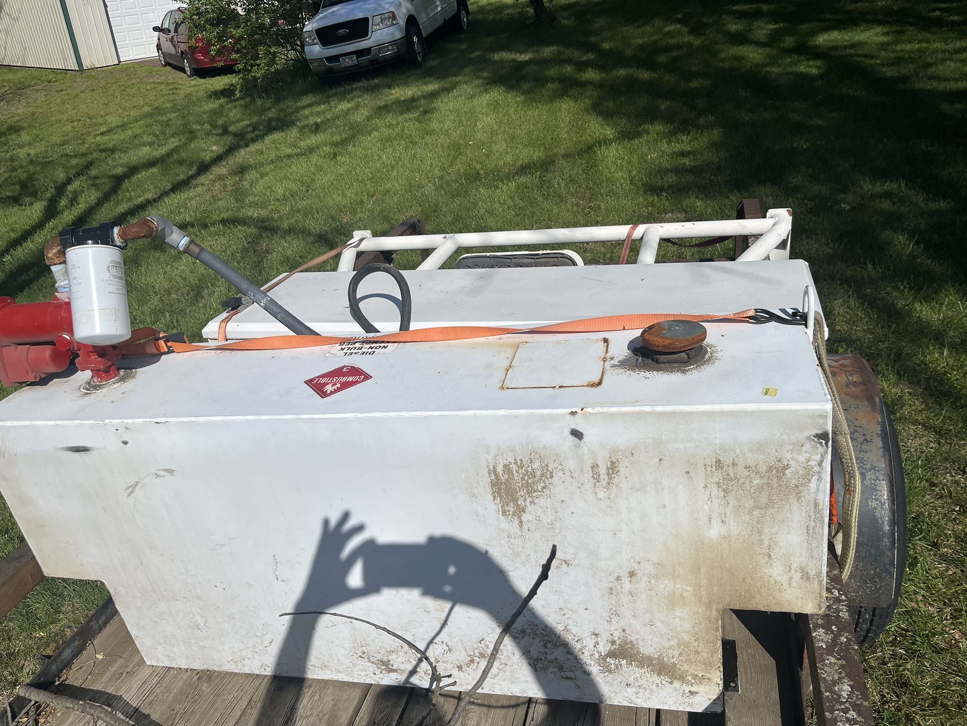 100 Gallon Delta Fuel Transfer Tank And Pump