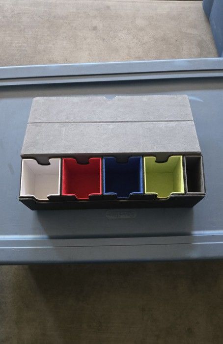 Magnetic Card Deck Box With Dice Tray