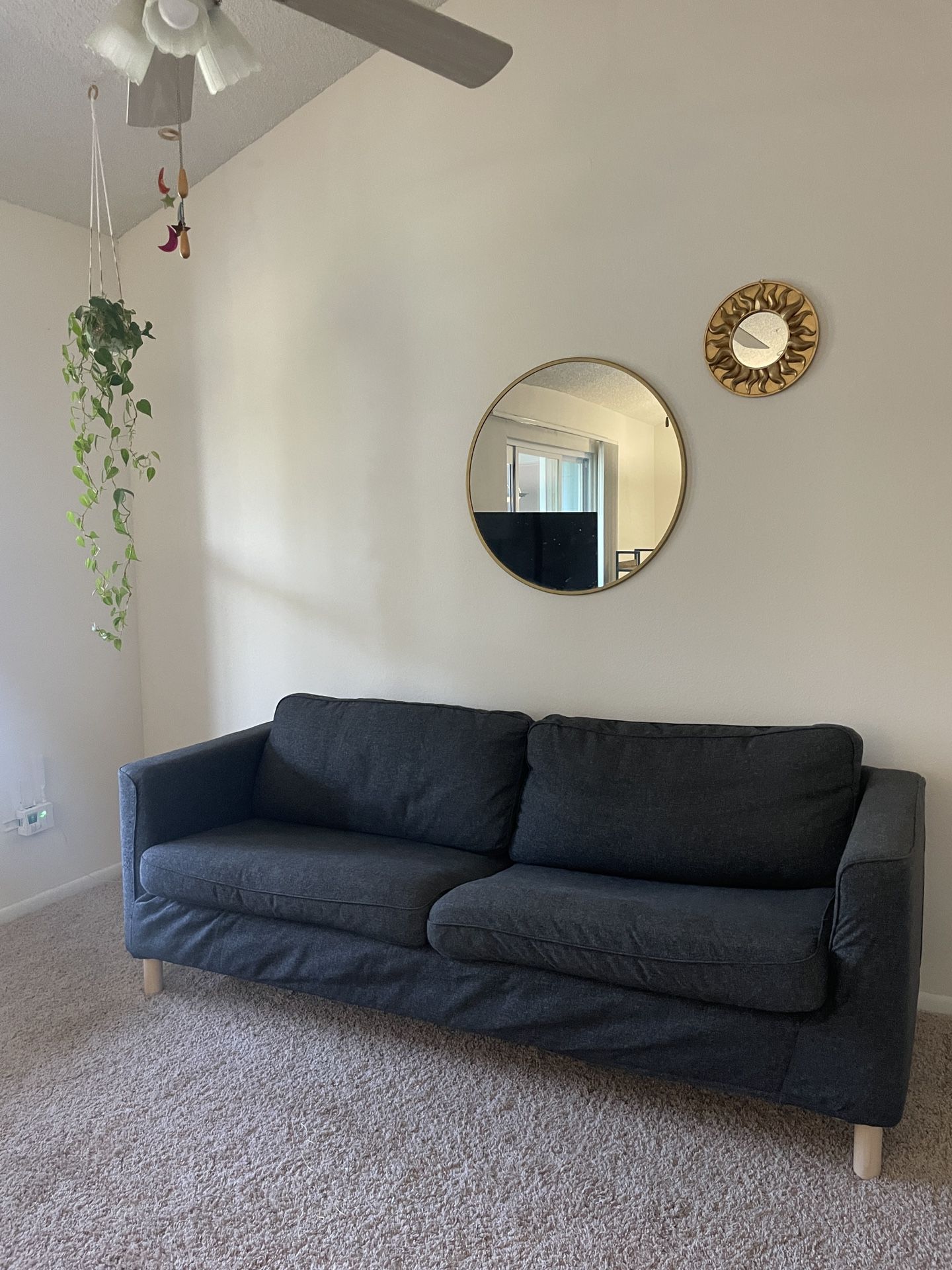 Modern Dark Grey “IKEA PÄRUP” 6ft 6in Couch