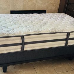 Twin Bed And Mattress With Metal Frame