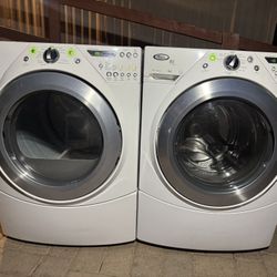 Washer And Dryer Set Front Load Whirlpool Electric