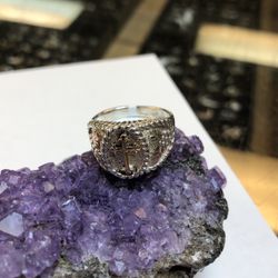 .925/10K BHG Cross Ring 