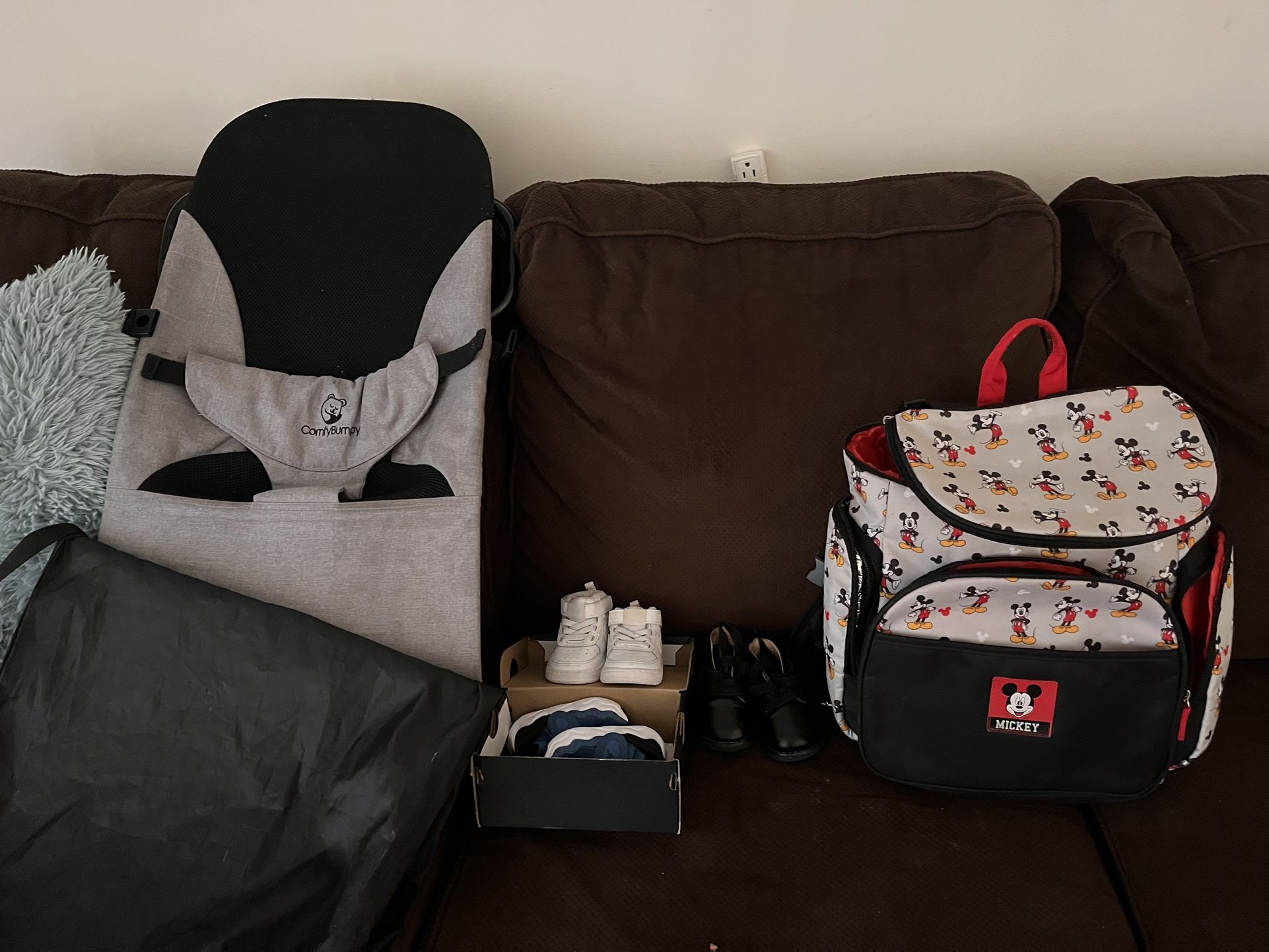 Baby Bouncer/ Mickey Bag