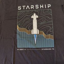 SpaceX Starship Flight 4 Shirt Size L