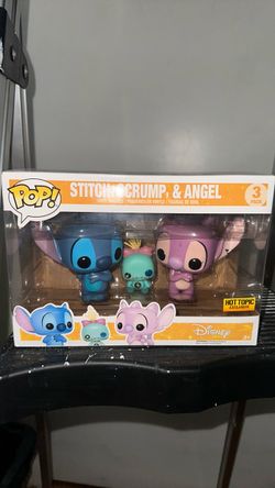 Funko Pop Disney Stitch, Scrump & Angel 3-Pack
