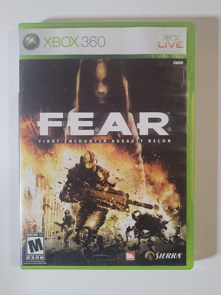 Xbox360 Game .. FEAR !!!