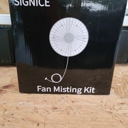 Circulating Fan Misting Kit