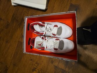 Fire Red 4s  Size 13 