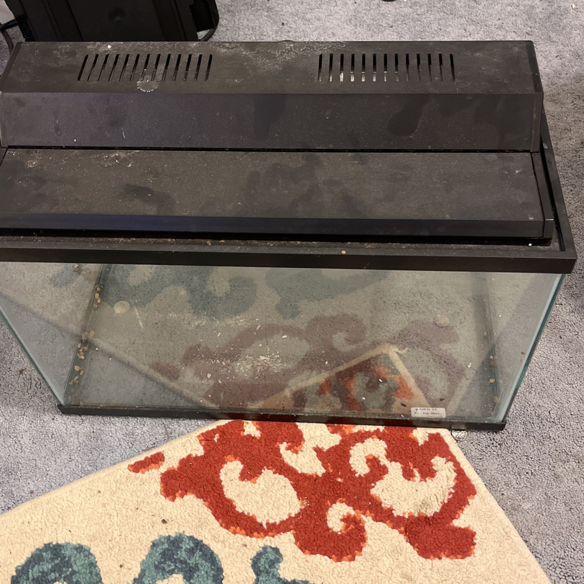 10 Or 20g Fish tank With Cover Light