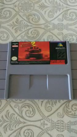 Original Super Nintendo game super battle-tank 2